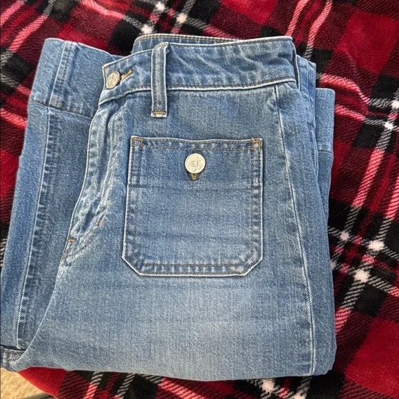 J. Crew ‘96 Denim Trouser Flare Jeans - Picture 2 of 11